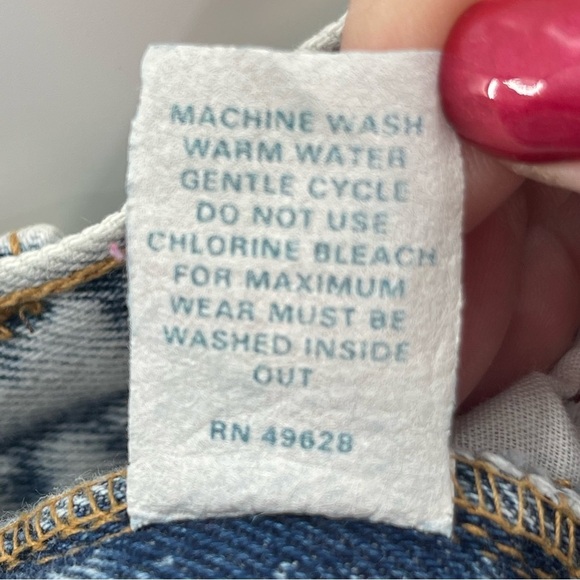 Vintage Y2K. Stone Acid Washed High Waisted Mom Jeans USA by Zena Size 6 (4) - Picture 12 of 12